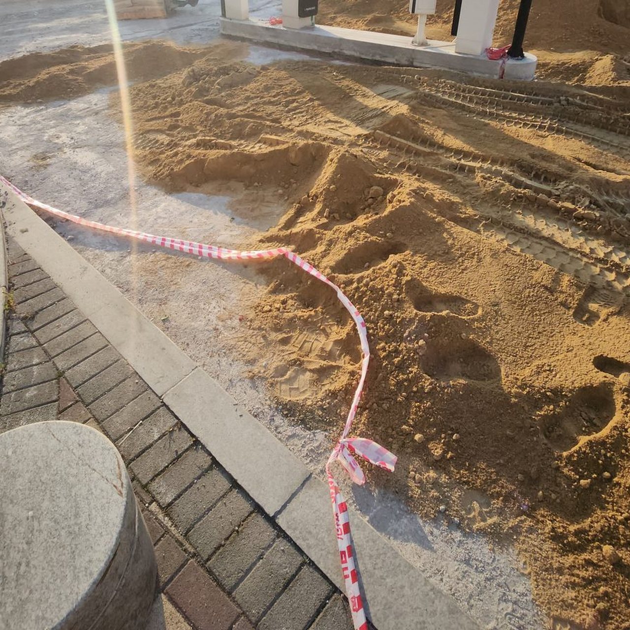 블록 깔기 전 바닥 정지