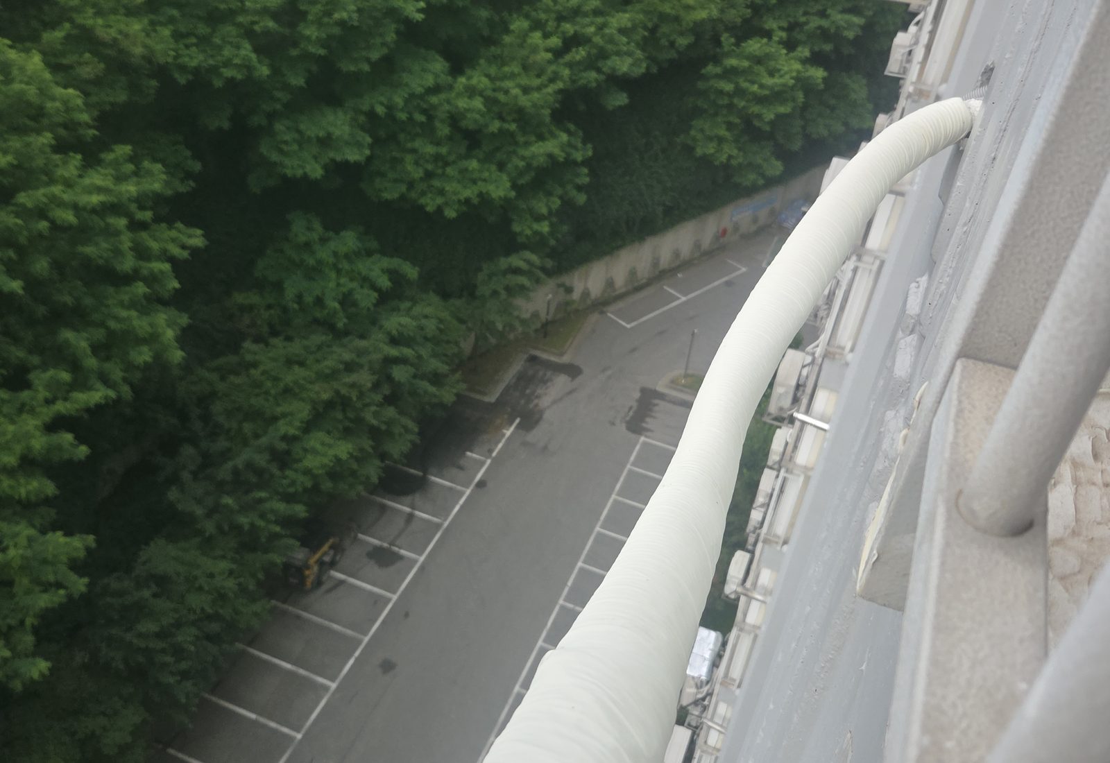 에어컨 배관 보온재 교체·테이핑 시공 현장