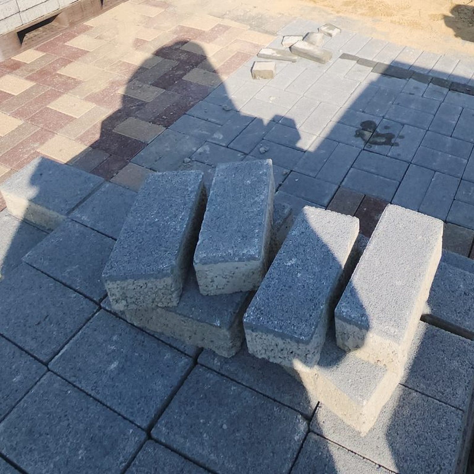 보도블록·경계석 시공 시공 현장