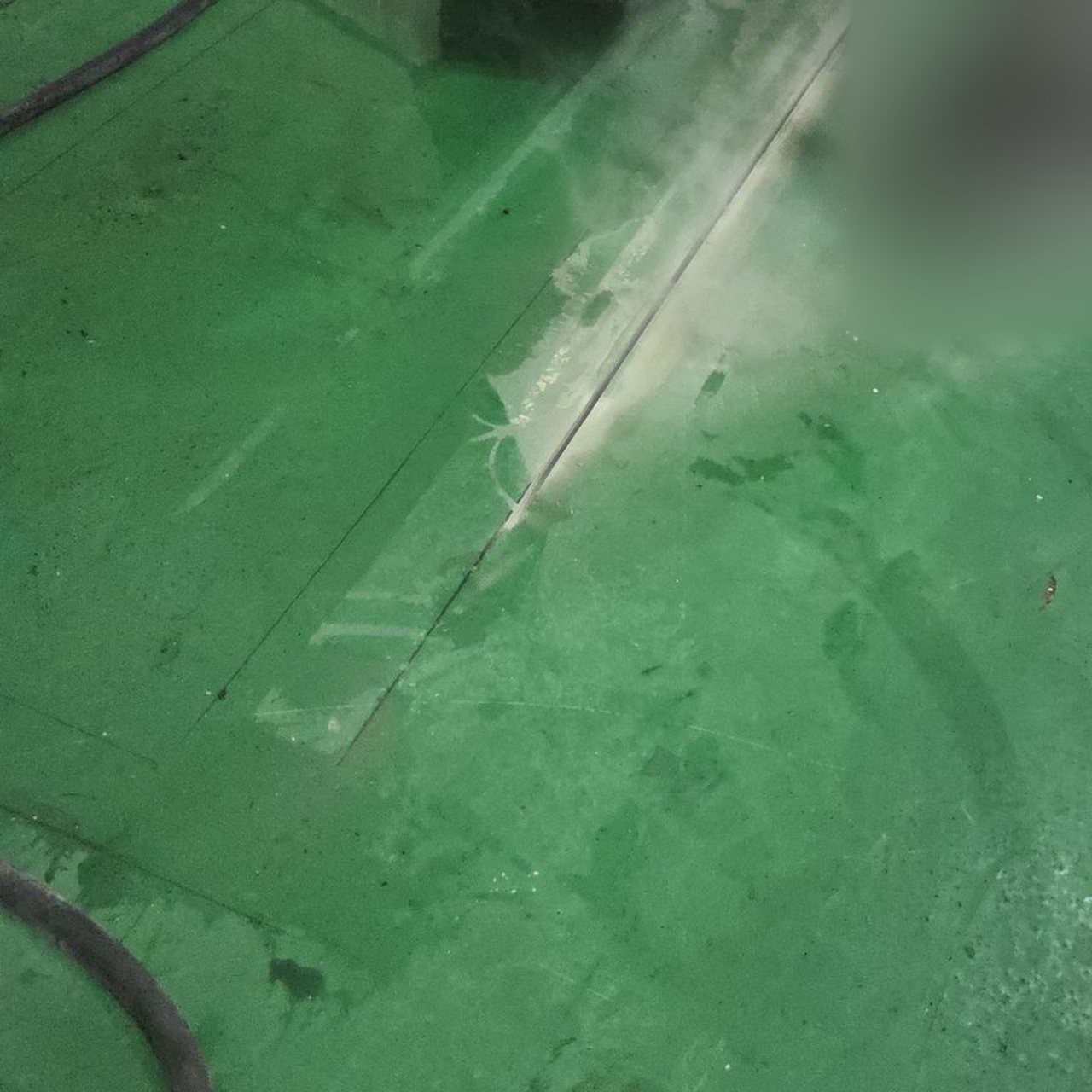 집진기를 달고 컷팅